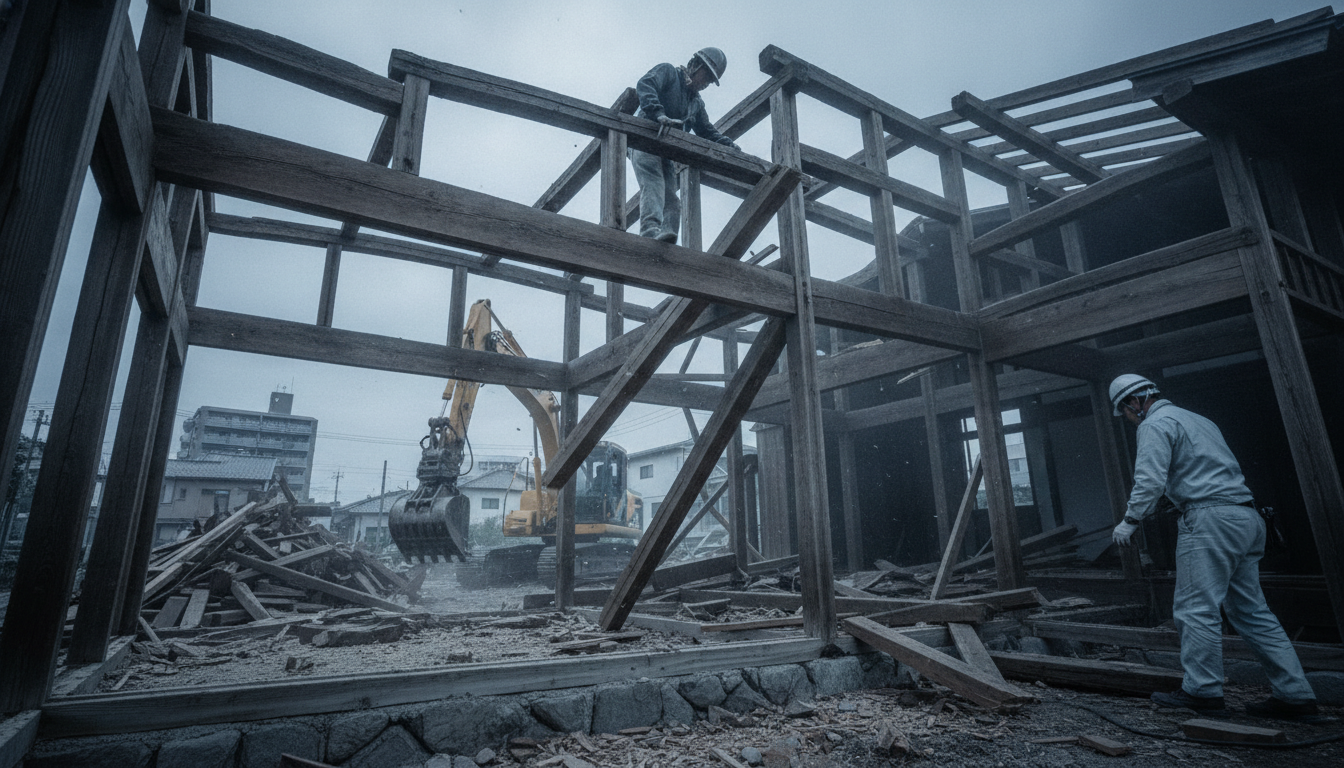 木造建物の解体